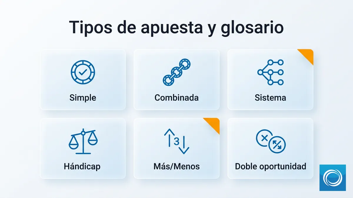 Tipos de apuesta en NordicBet: simple, combinada, sistema y hándicap en un mini-glosario