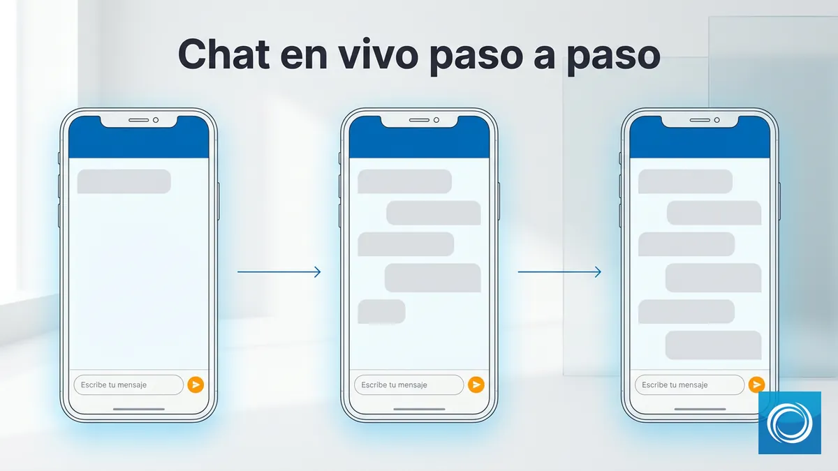 Pantallas del chat en vivo de NordicBet paso a paso