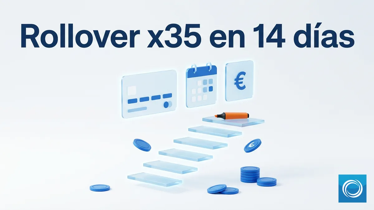 Escalera del rollover x35 en 14 días del bono de NordicBet